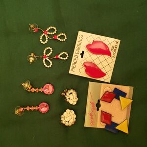 Five NEW Pair of Earrings